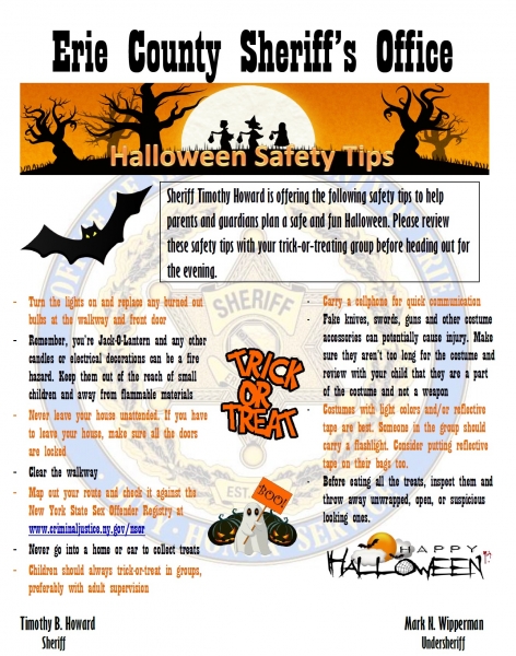 Sheriff Howard’s Annual Halloween Safety Tips | Sheriff